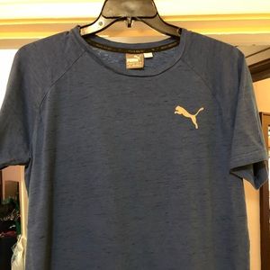 Heather Blue Puma Tee